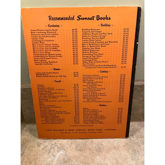 VINTAGE Sunset Ideas for Building Barbecues 1965 OUTDOOR DESIGN Book HOW TO - Picture 2 of 8